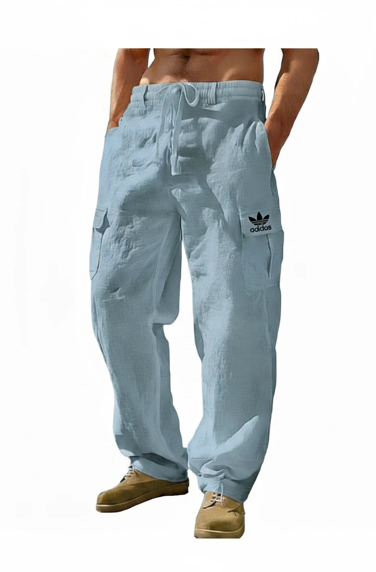 Cargo Comfort Linen Pants