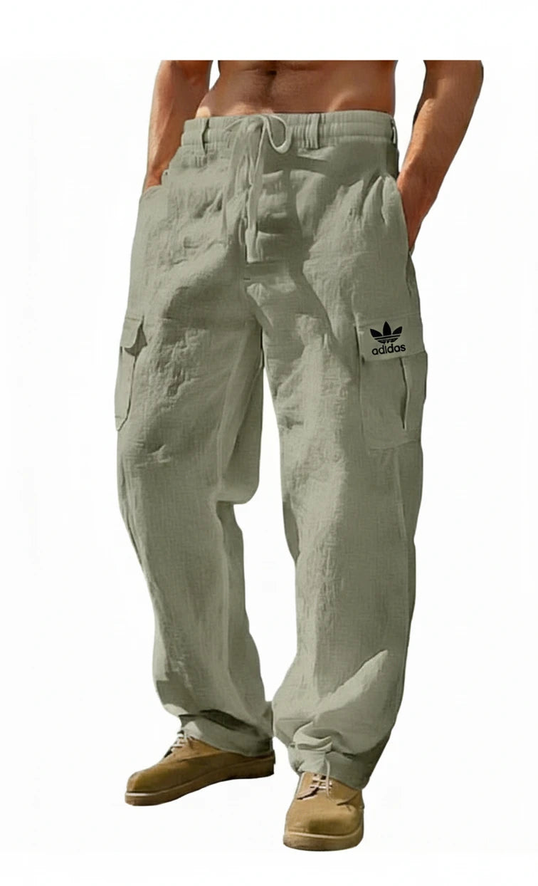 Cargo Comfort Linen Pants