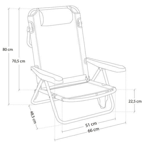 2-Pack – Reclining Beach Chairs | Lightweight, Portable, and Comfortable | Free Sun Umbrella (Special Summer Offer)