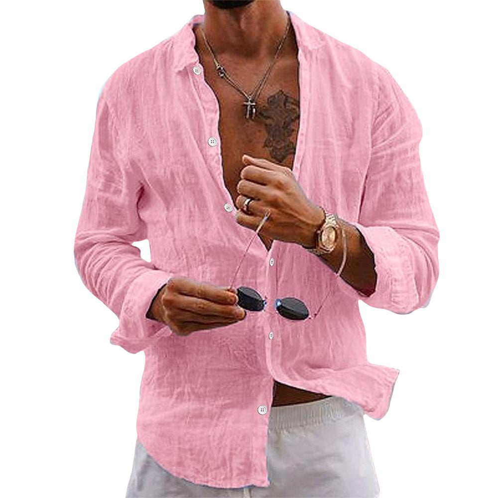 Anderson Linen Shirt, Buy One Get One Free for $32 (Limited Time Offer).