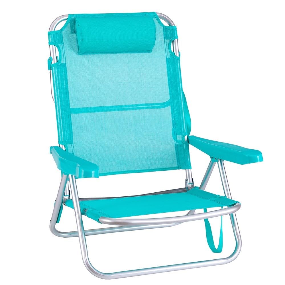 2-Pack – Reclining Beach Chairs | Lightweight, Portable, and Comfortable | Free Sun Umbrella (Special Summer Offer)
